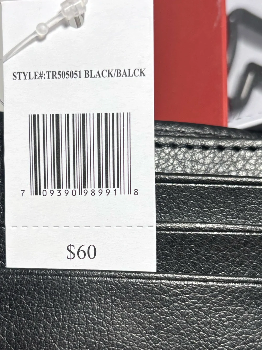 True Religion Bifold Wallet and Carabiner Gift Set Black Wallet Black Carabiner